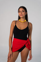 Top & bandana Rouge