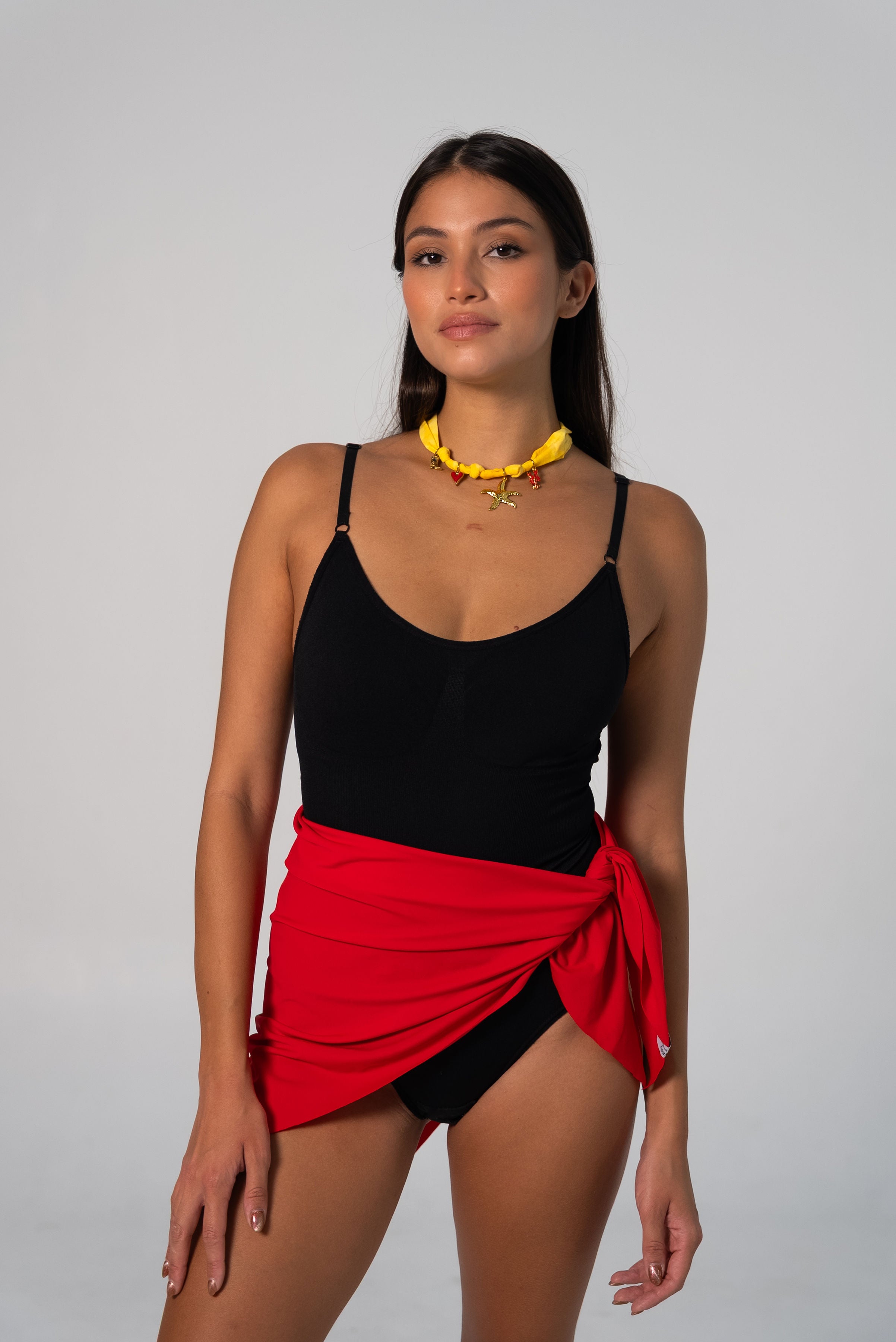 Top & bandana Rouge