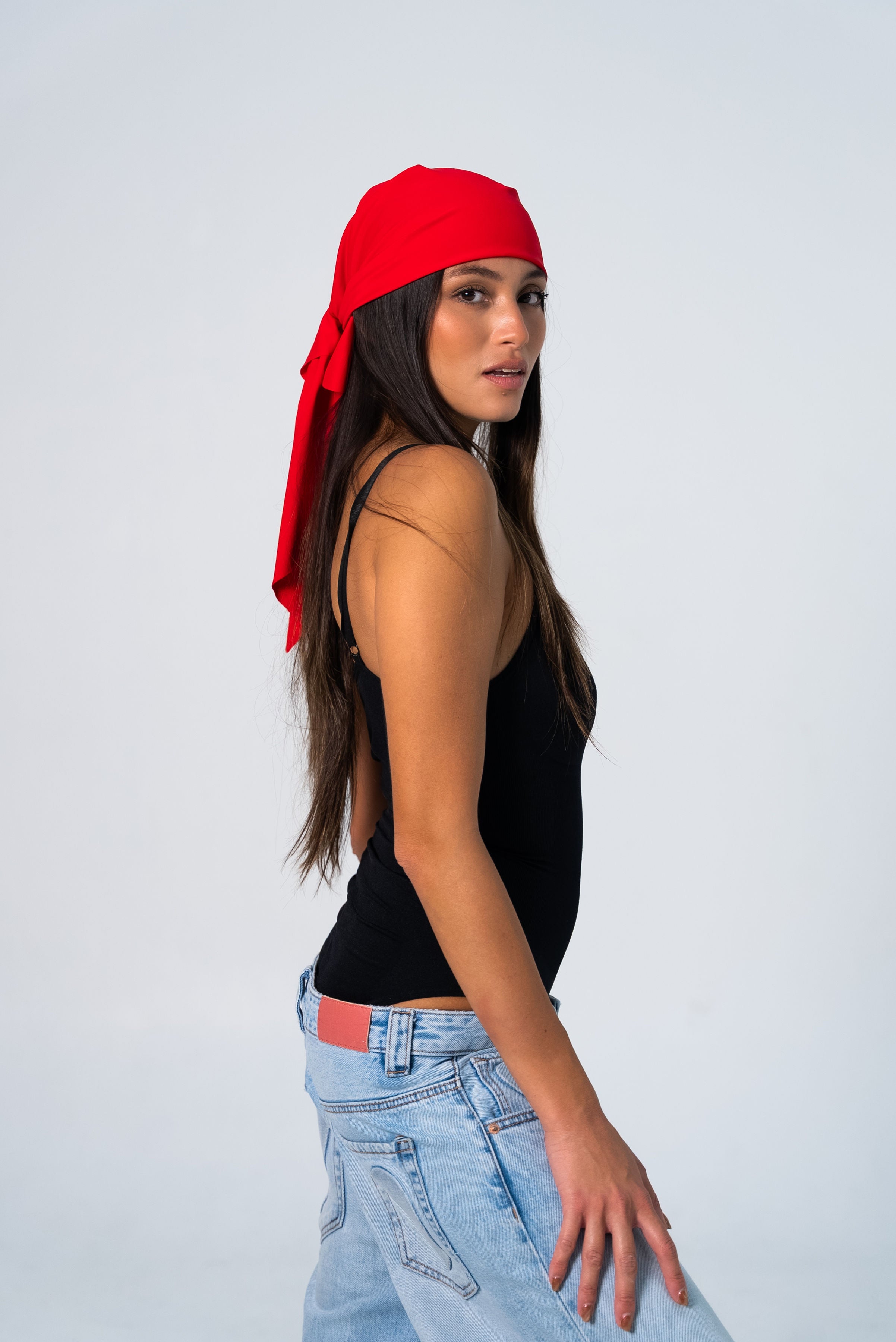 Top & bandana Rouge