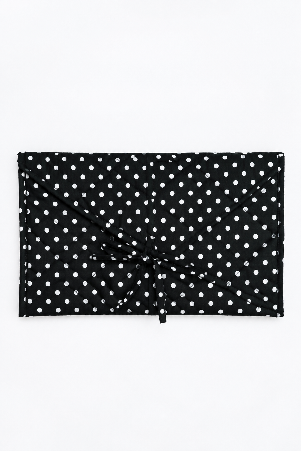 Black Polkadot Adjustable Bag 