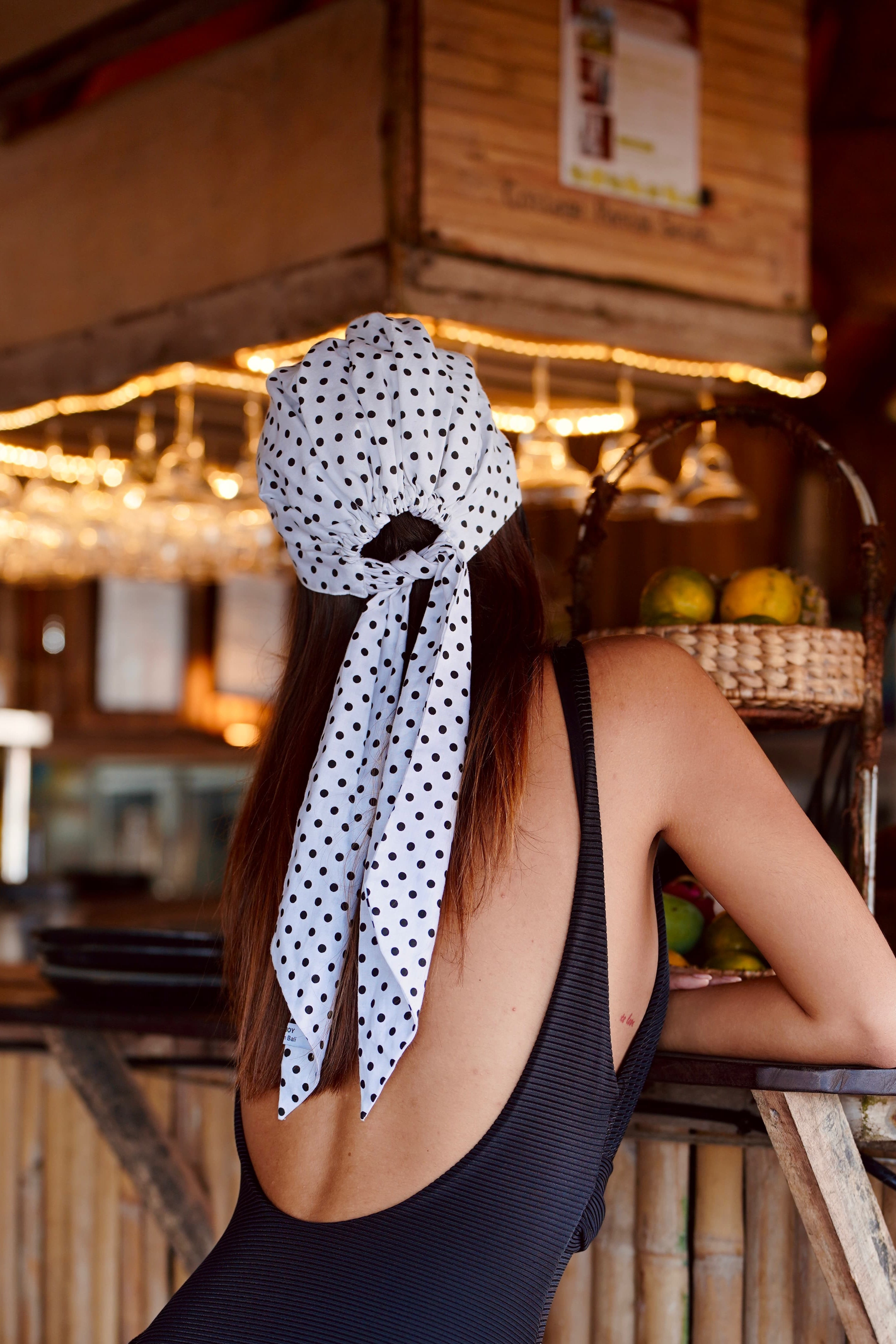 Bandana réversible Polkadot