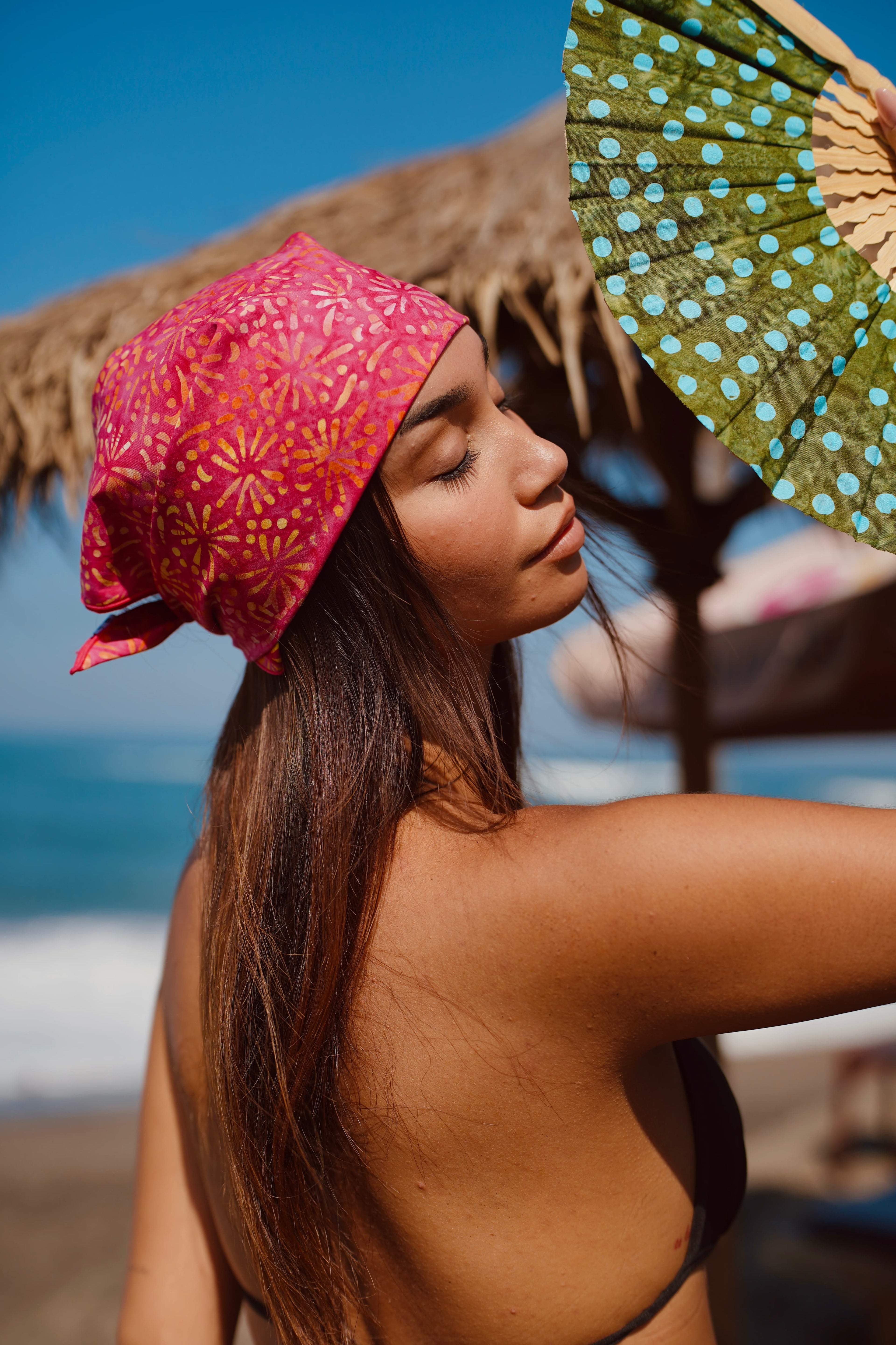 Bandana carré Hibiscus