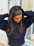 Bandeau uni Marron
