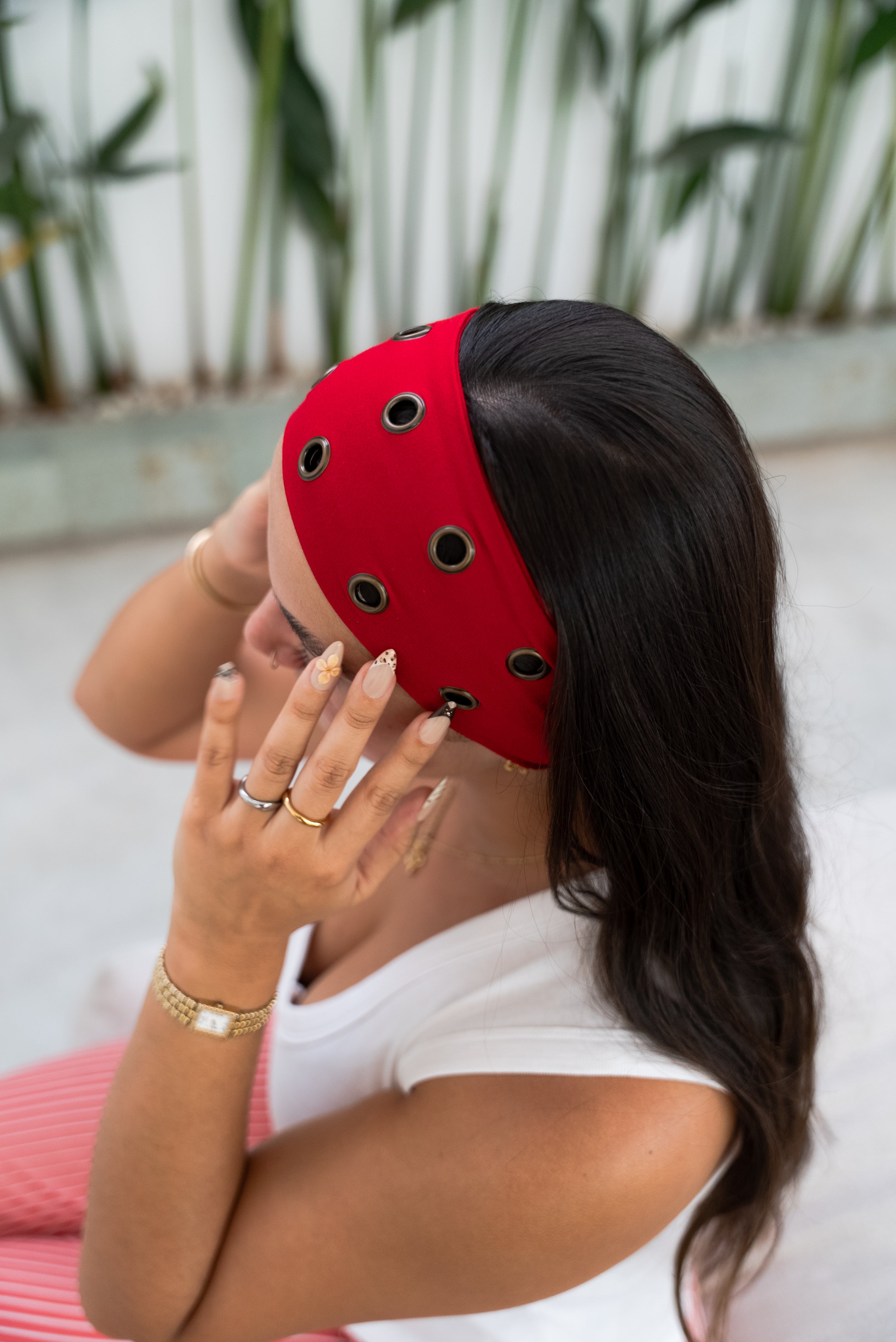 Bandeau oeillets gold
