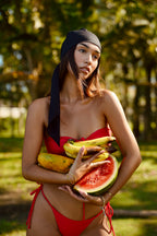 Bandana réversible Ebène